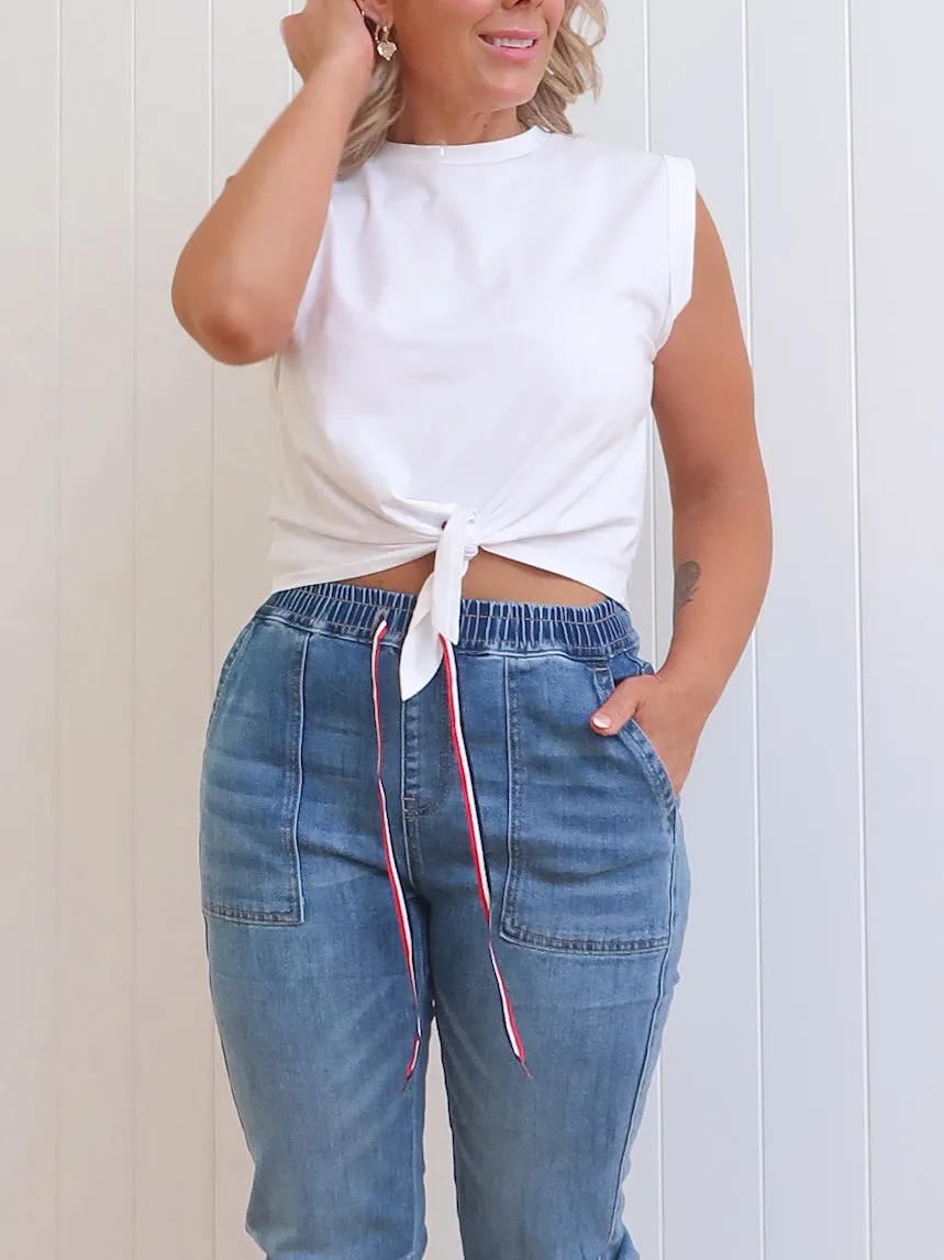 Eli Joggers Smooth zipper closure Non-Binding Fit