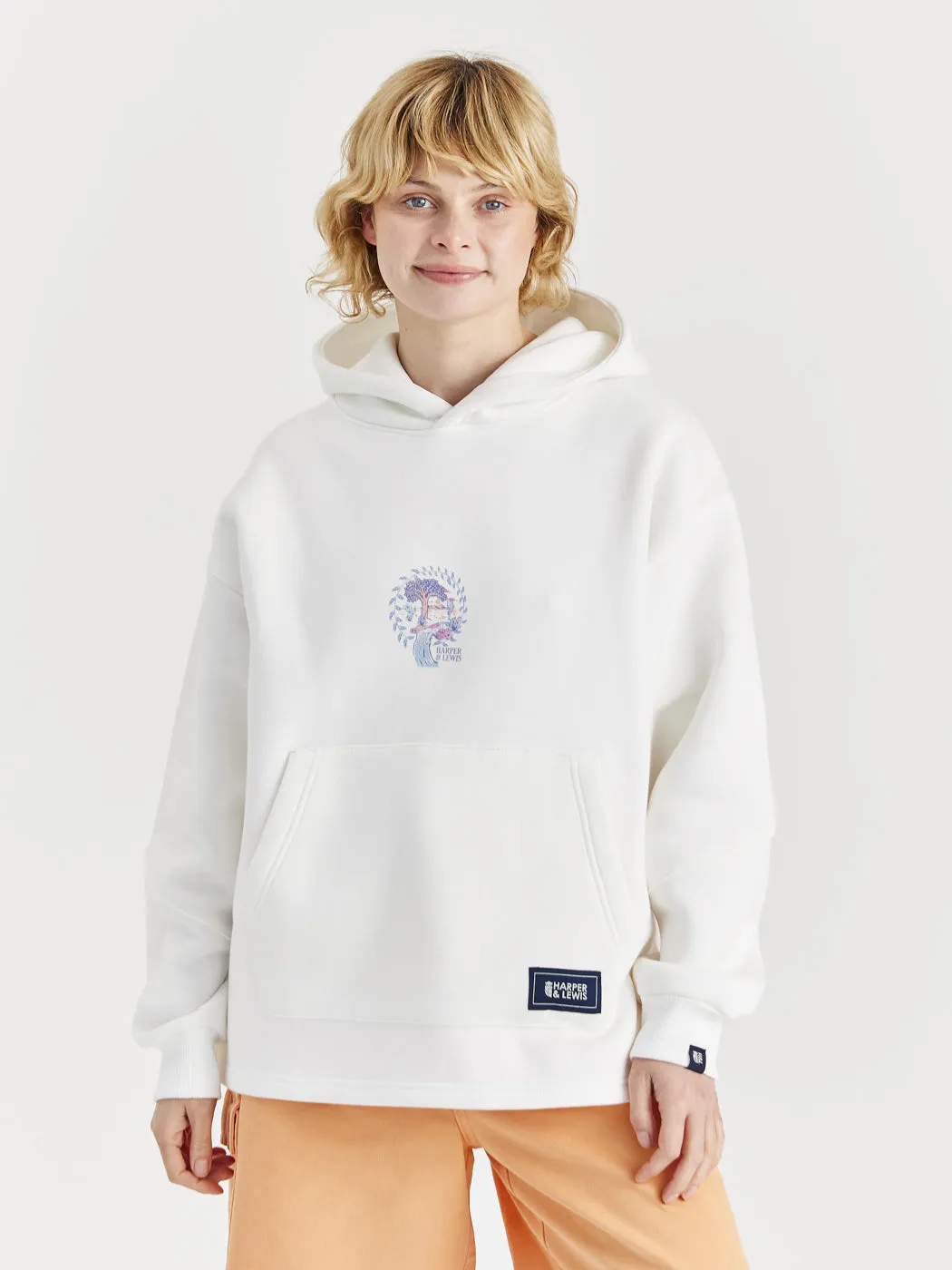Cruz Oversized Hoodie Cream Cool Style