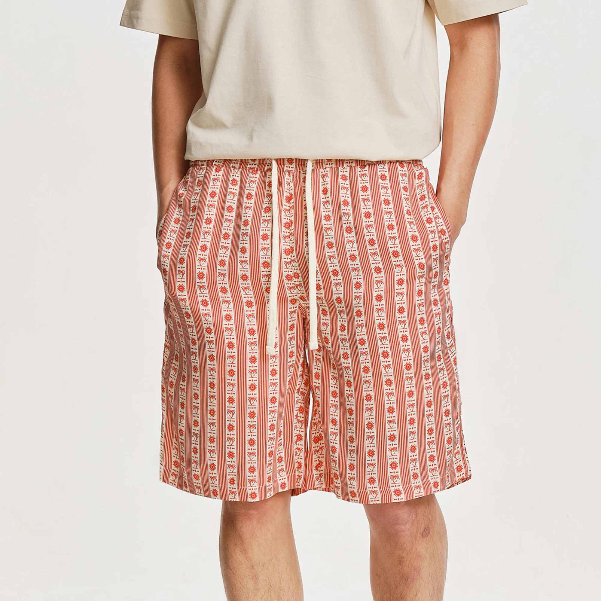 Cruz Shorts Terracotta Performance Layers ethnic style