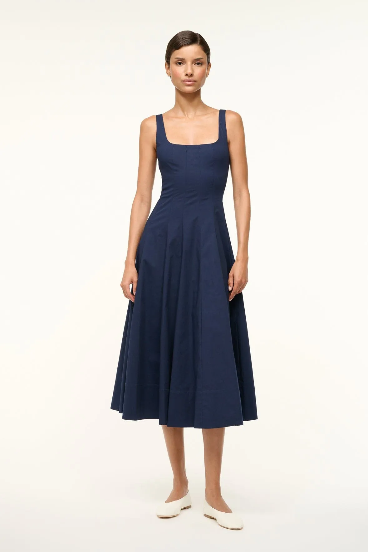 Subtle Look Classic sheath dress WELLS DRESS | NAVY