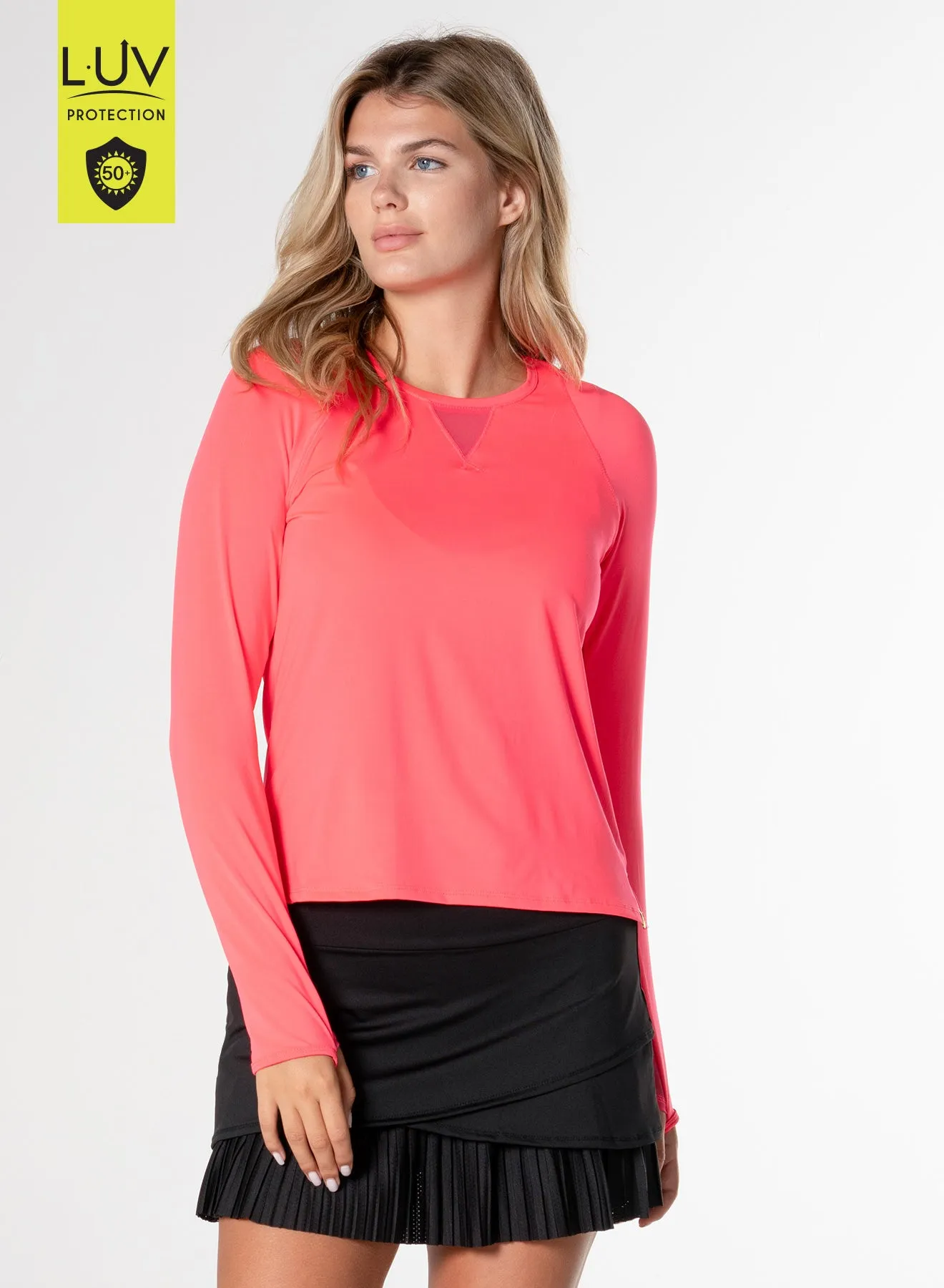 High Low Breezy Long Sleeve Soft Knit