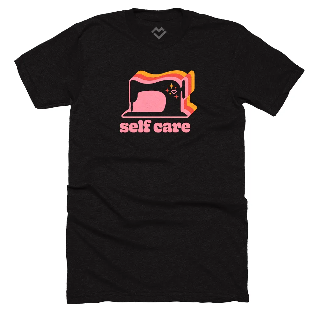 Self Care - T-shirt (Black) Fit for Any Season