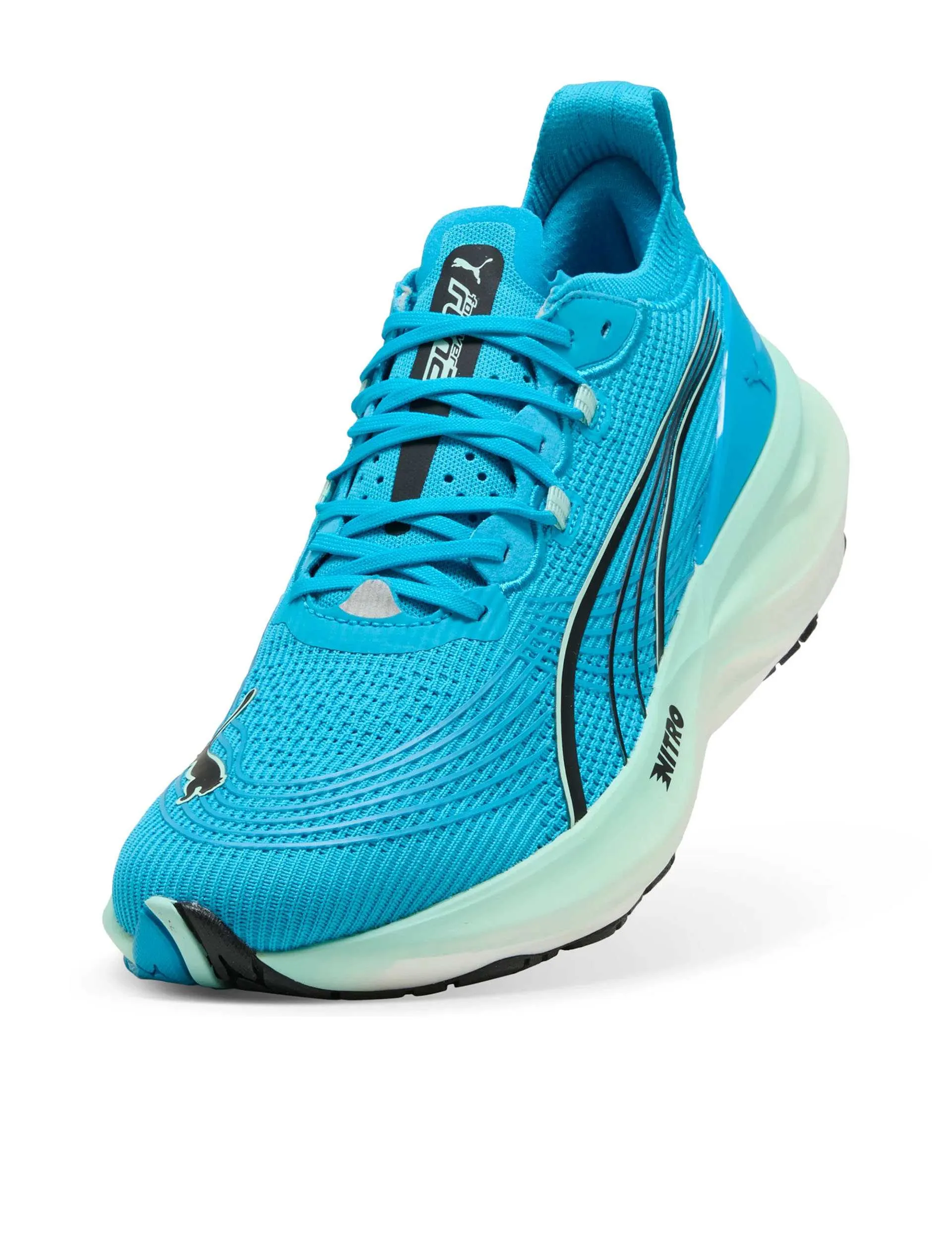 anti - microbial shoes smooth - surface running shoes Foreverrun Nitro 2 - Speed Blue-Mint Melt