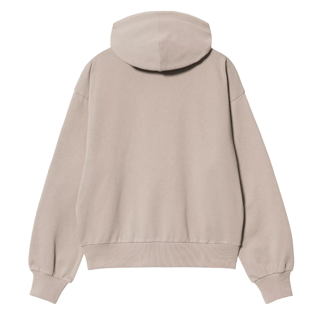 product sporty style statement Casual Fashion Carhartt WIP Womens Hooded Casey Sweatshirt Dusky Beige / Silver