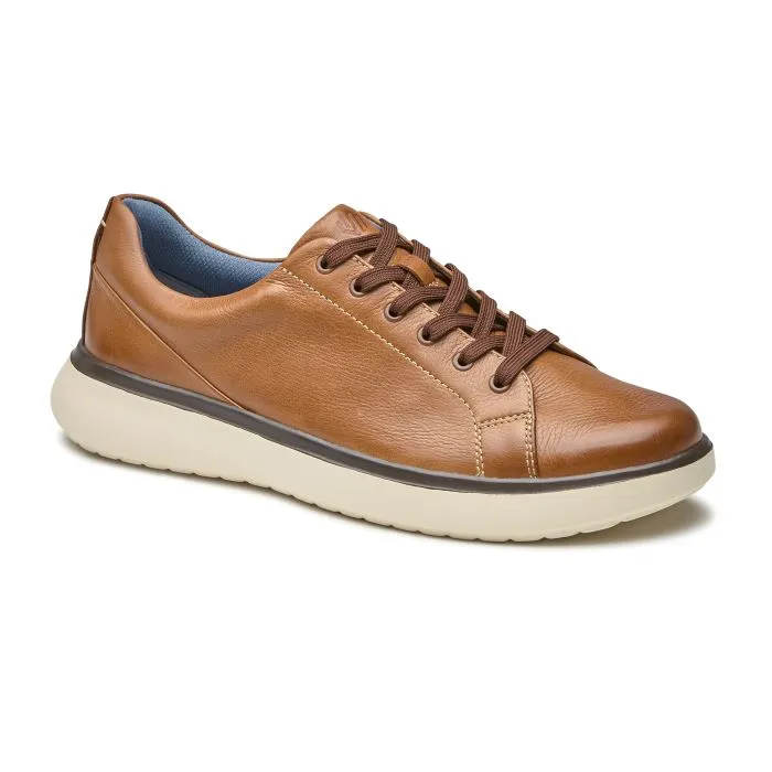 Mens Johnston & Murphy Oasis Lace to Toe in Tan Mobile Steps