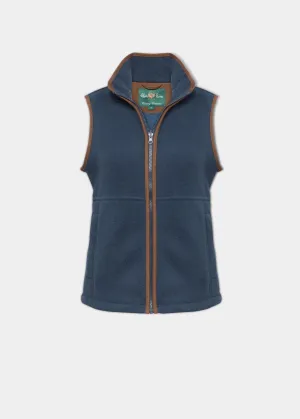 Outdoors Layer Urban Look Aylsham Ladies Fleece Gilet In Blue Steel - Regular Fit