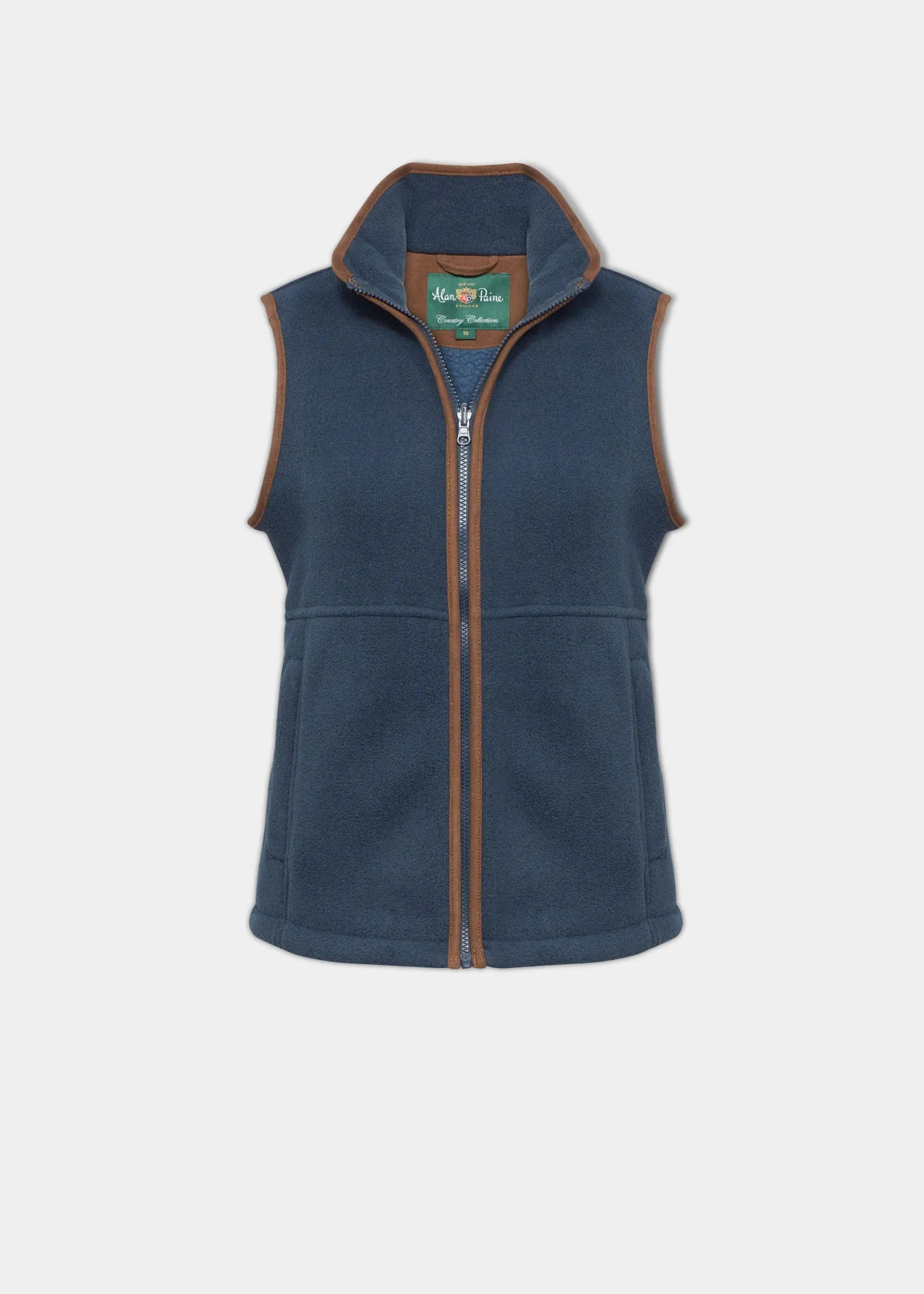 Outdoors Layer Urban Look Aylsham Ladies Fleece Gilet In Blue Steel - Regular Fit