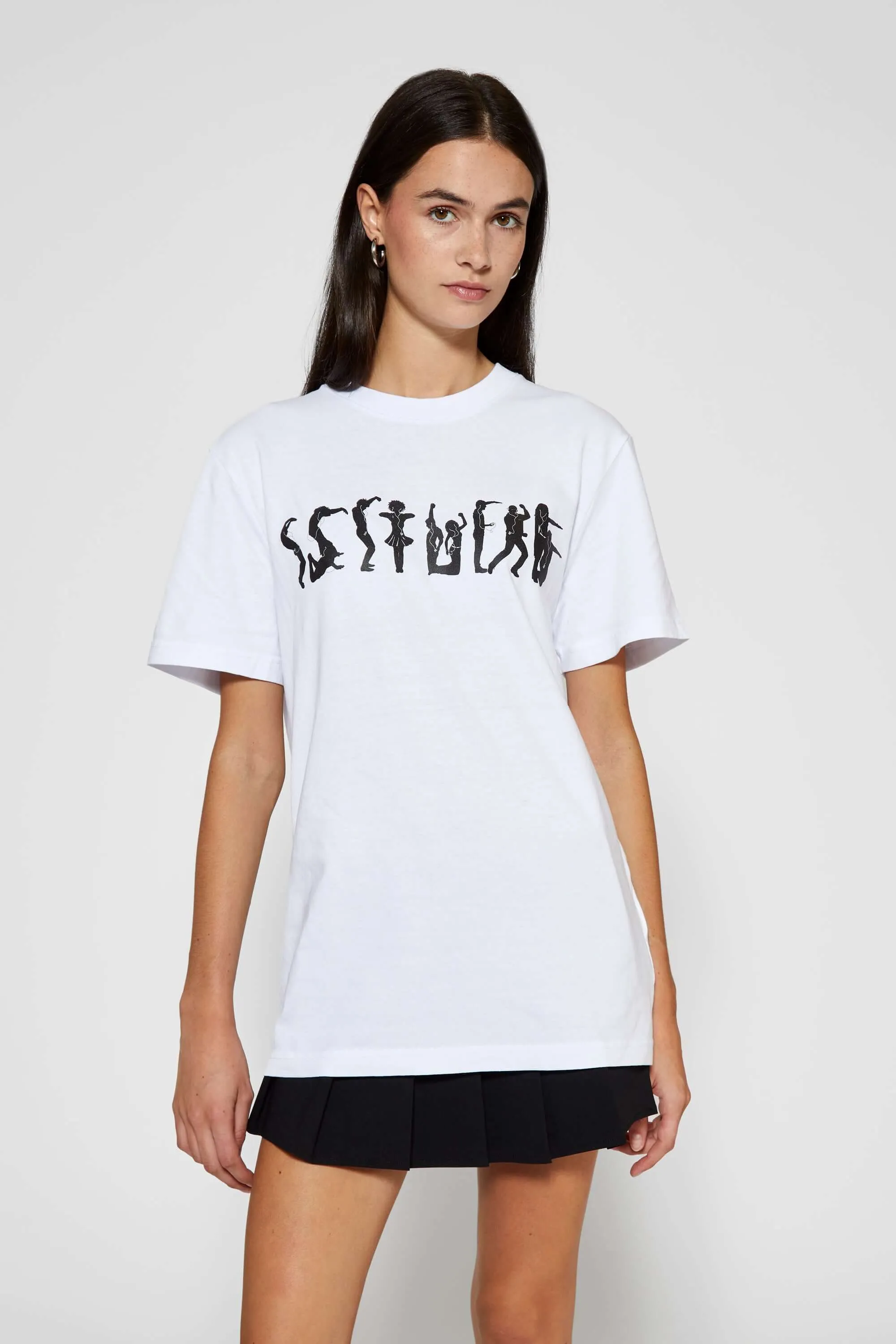 Dancing Logo Tee Work efficiency Comfortable Fit Wear