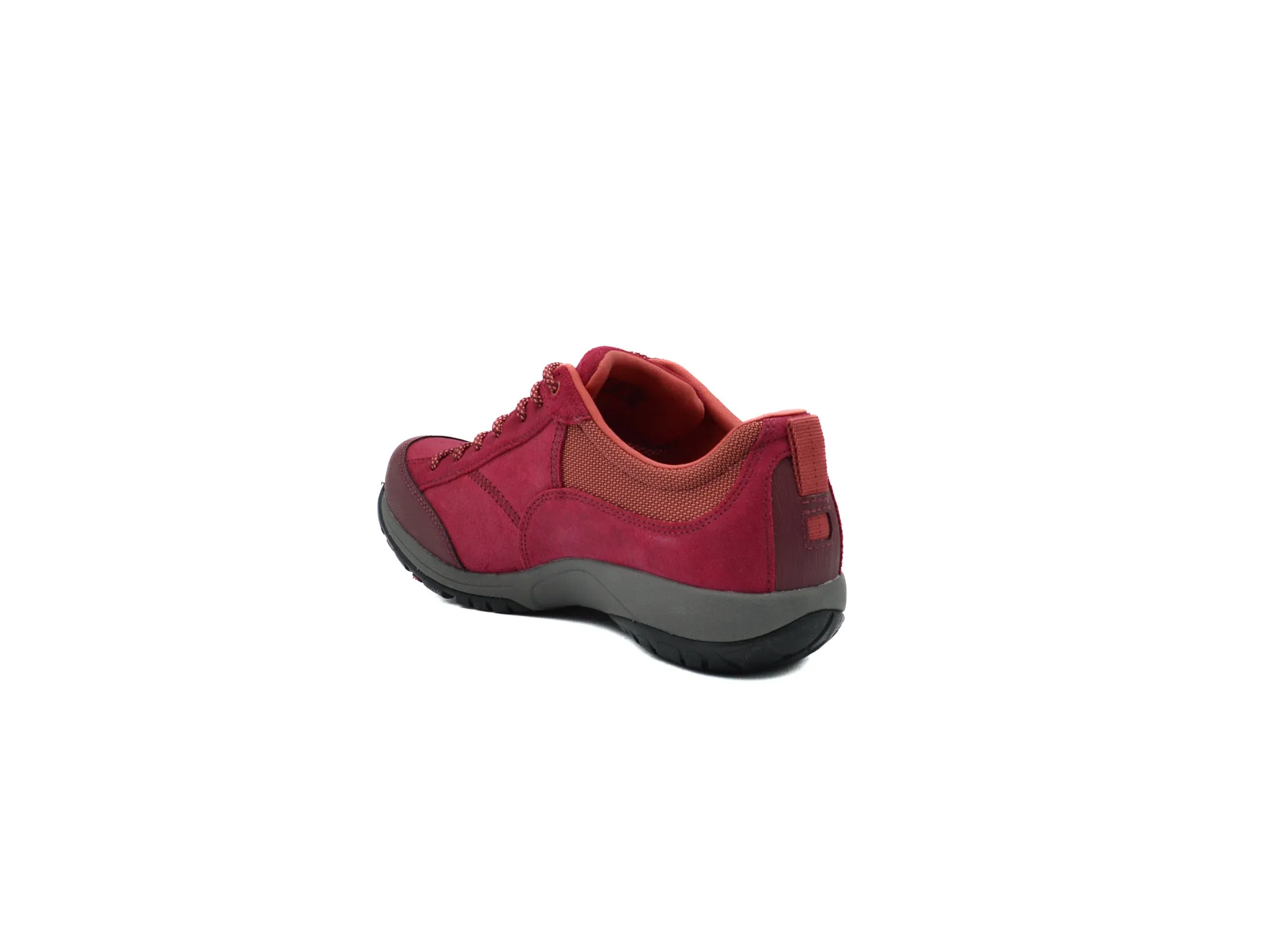 Dansko Paisley Red Burnished Suede Smart Steps Soft Walk