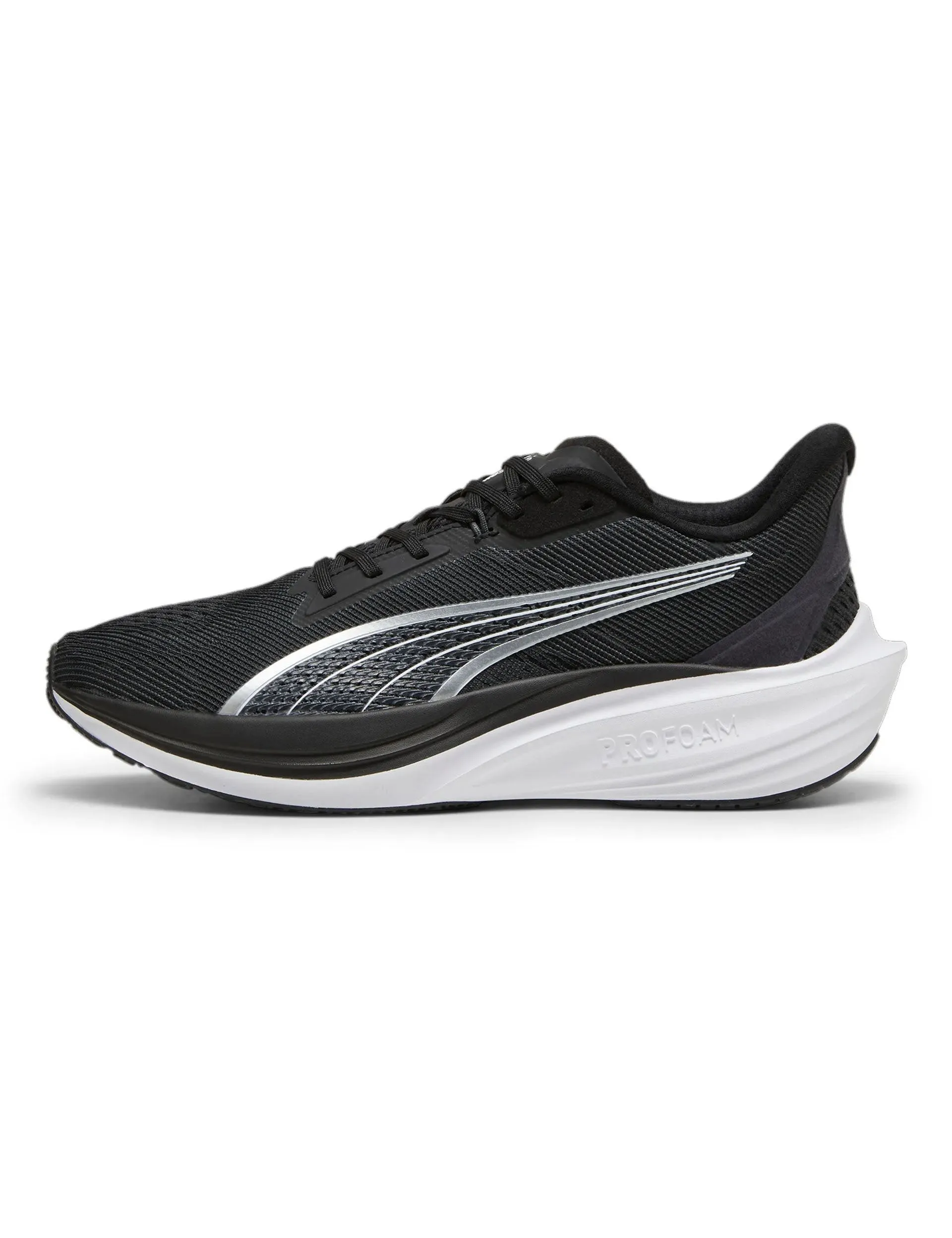 group running shoes Airflow channels Darter Pro Running Shoes - Black/White