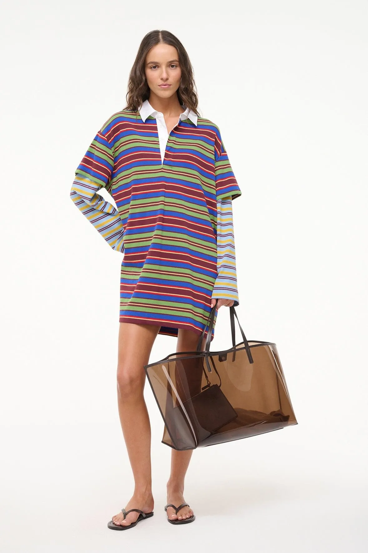 Sporty Comfort Stylish Comfort IVAR DRESS | SPECTRUM STRIPE LINUS STRIPE