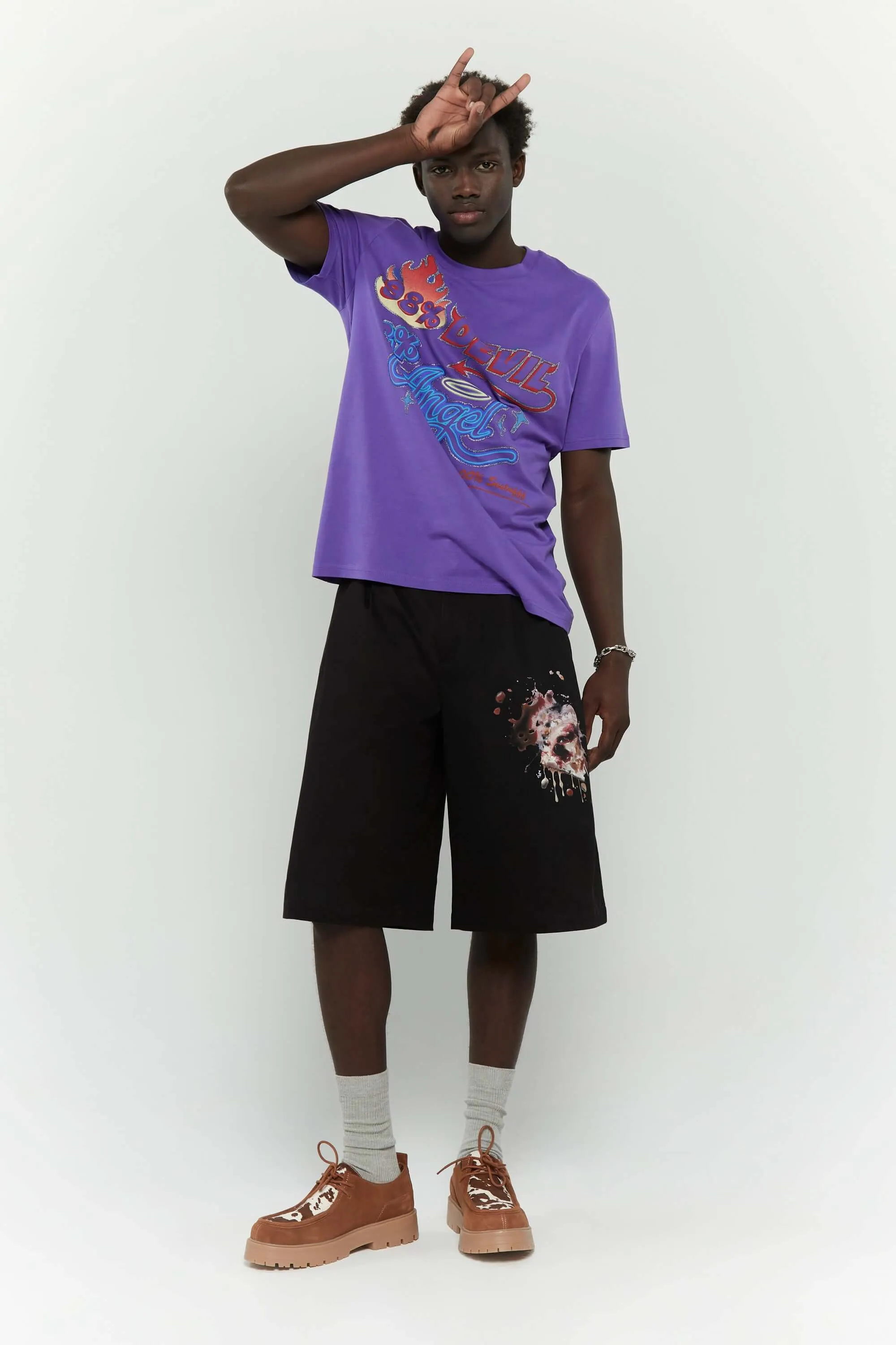 Devil Angel Tee Low Profile Silhouette