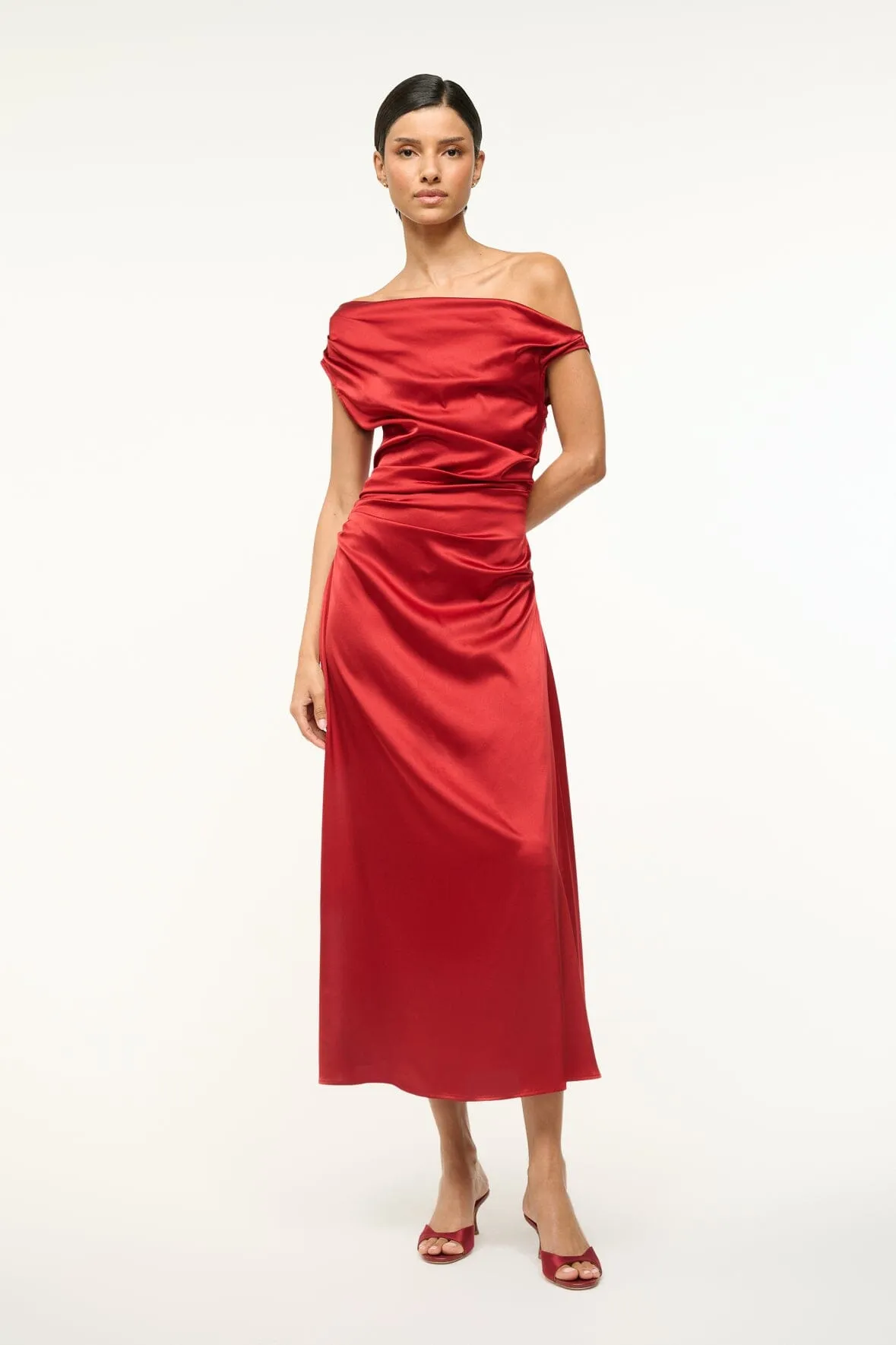 Chill Piece PHARE SILK DRESS | ROUGE