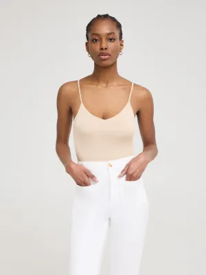 Double Layer V-Neck Tank Top Breathable Waist