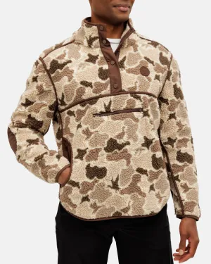 Duck Blind Men's Sherpa Pullover Storm Shield Active Comfort Gear