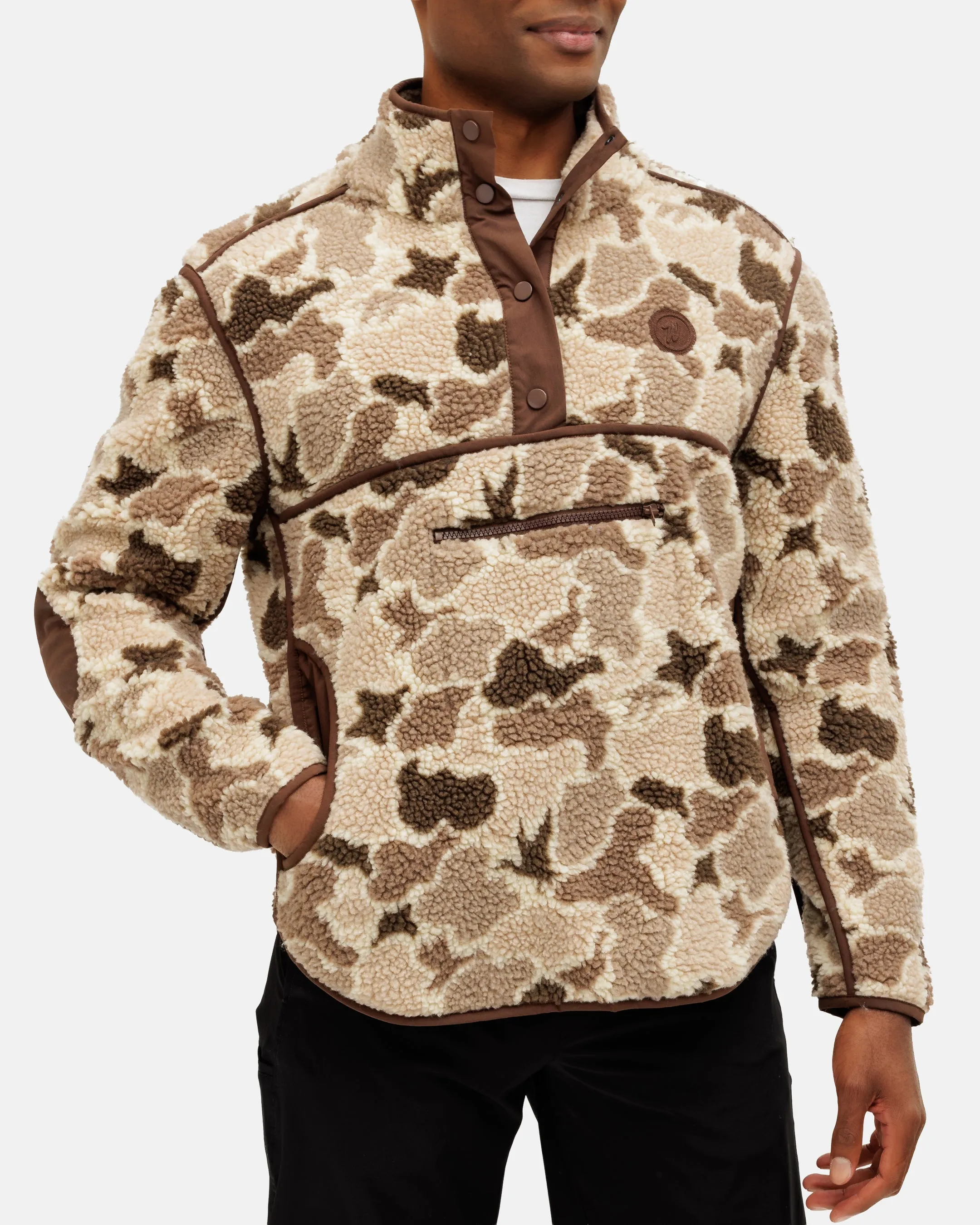 Duck Blind Men's Sherpa Pullover Storm Shield Active Comfort Gear