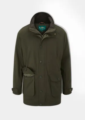 Dunswell Men's Waterproof Field Coat In Olive - Shooting Fit Waterproof Technology