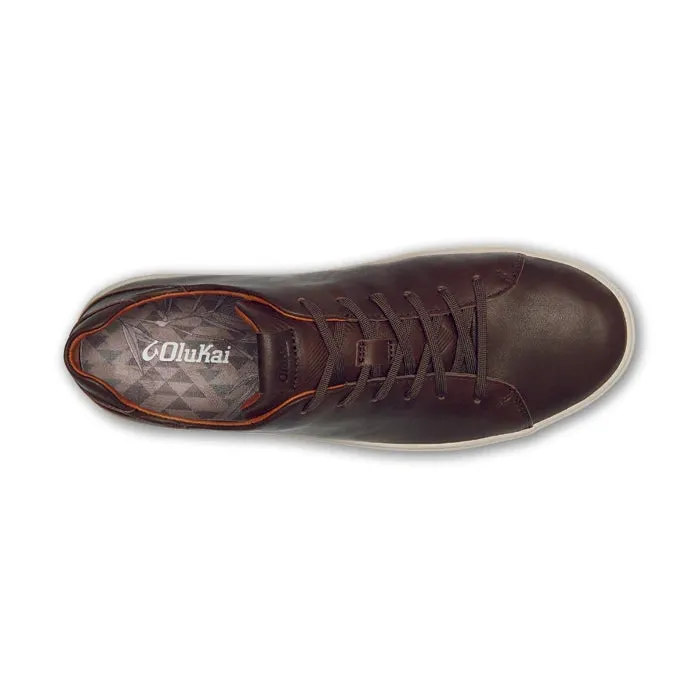 Quick Slip Mens Olukai Lae' ahi Li 'Ili Dark Wood/Dark Wood