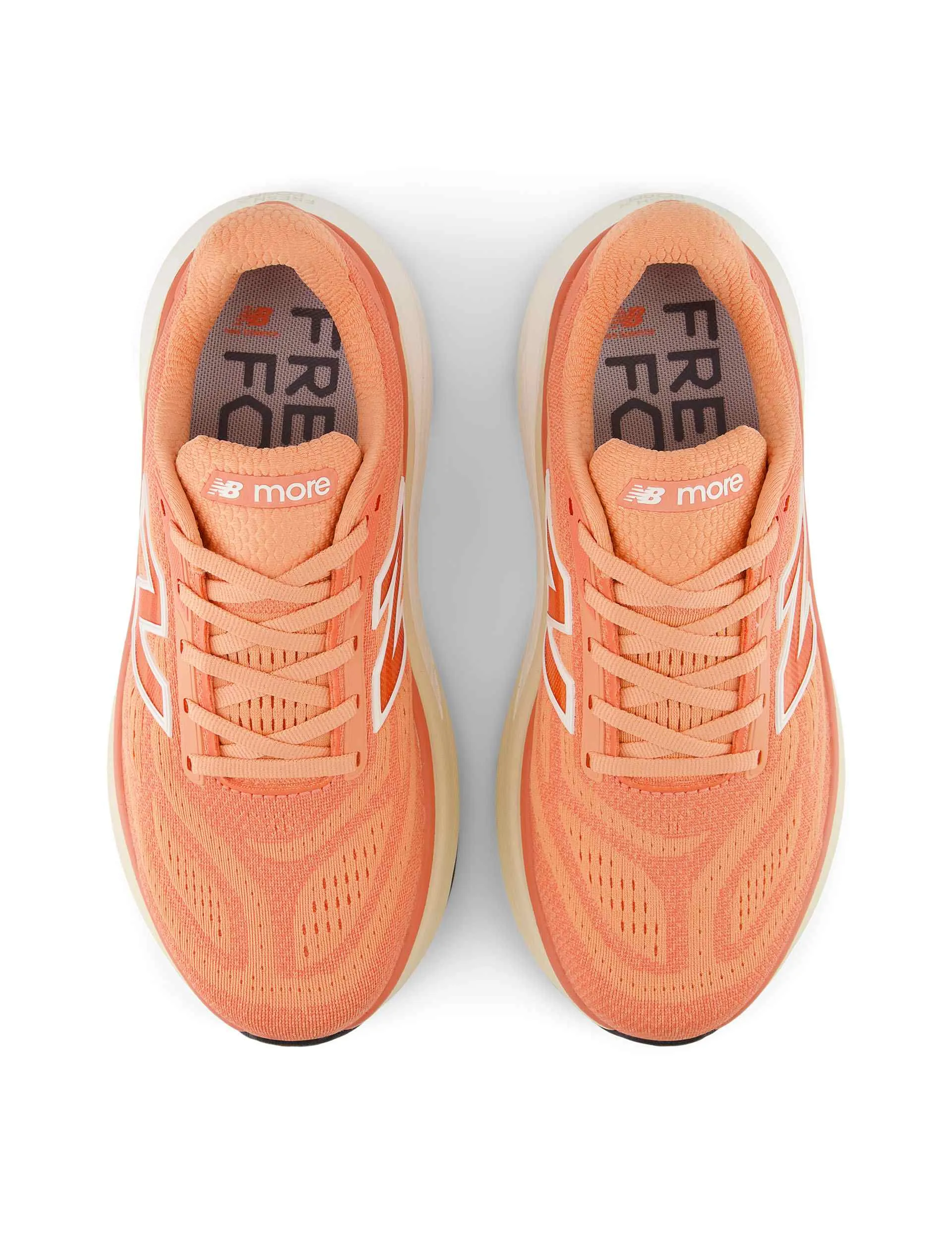 Fresh Foam X More v6 Shoes - Peach Nectar nylon shoes