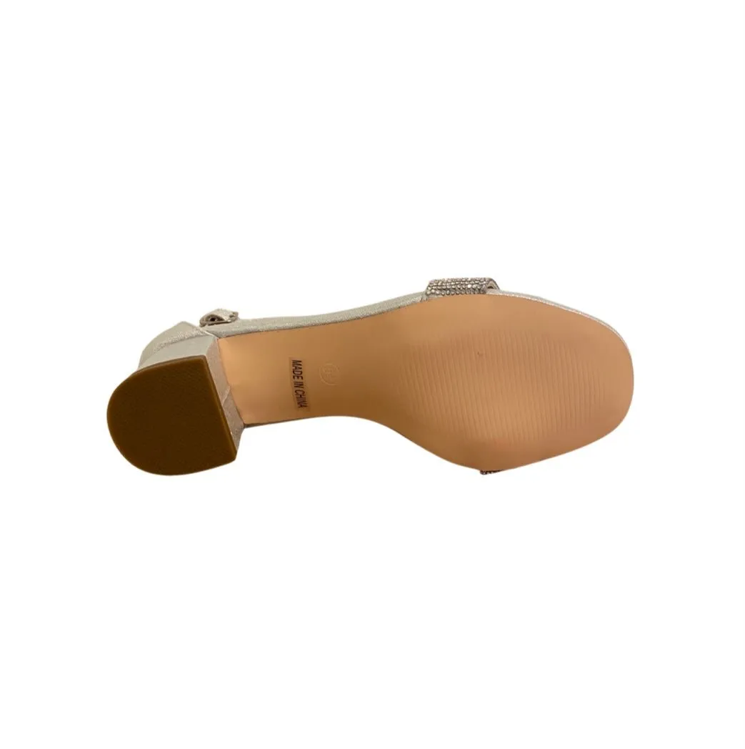 Memory Foam Cushioning Annie Silver Shimmer