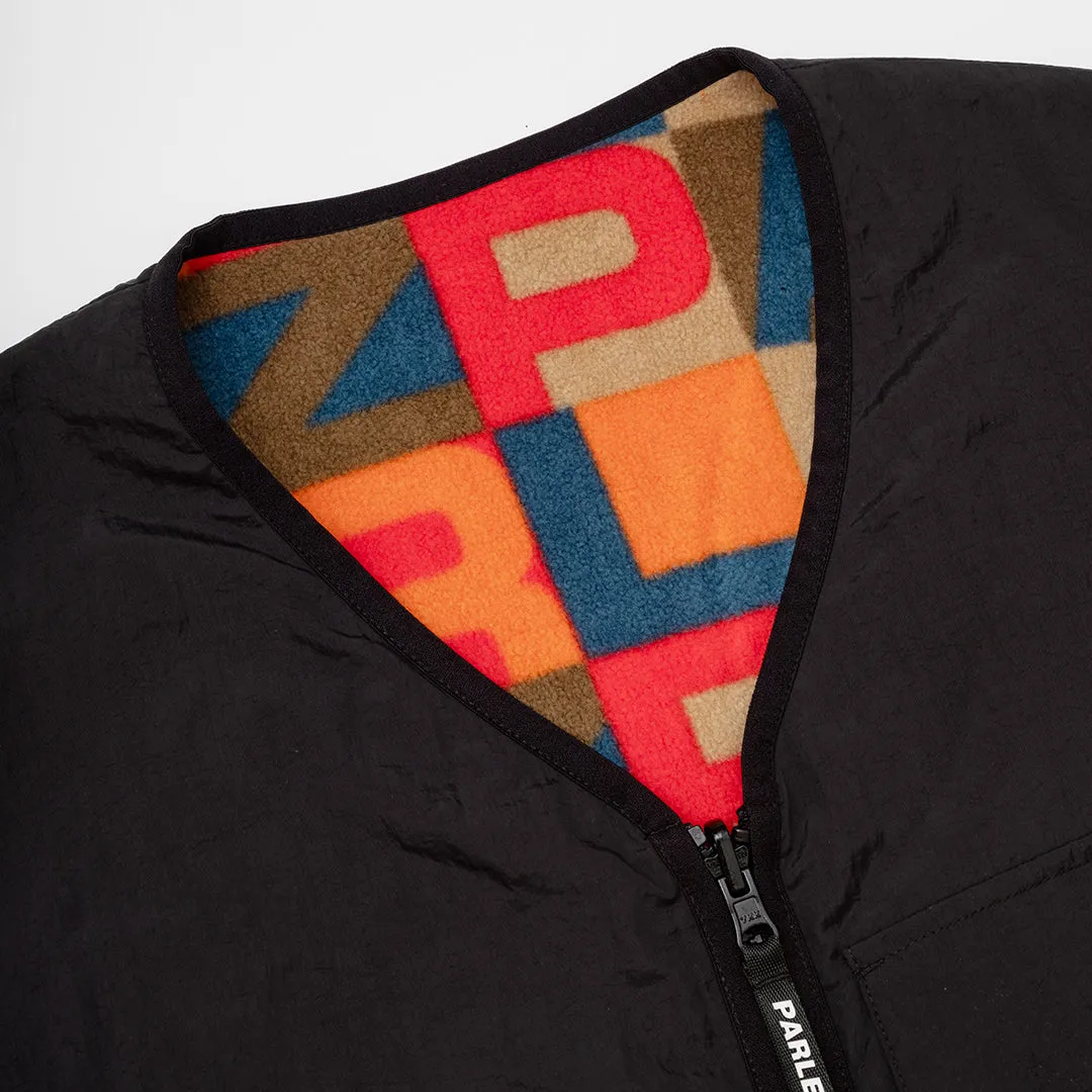 Zone Fleece Gilet Black Comfy Vibe Trail Travel