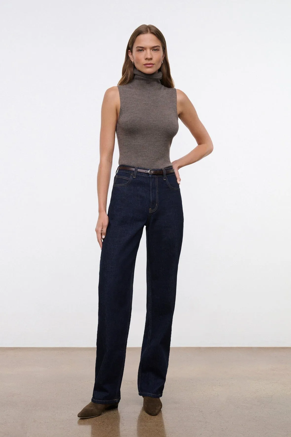 LEO HIGH RISE JEAN | INDIGO Edgy Design