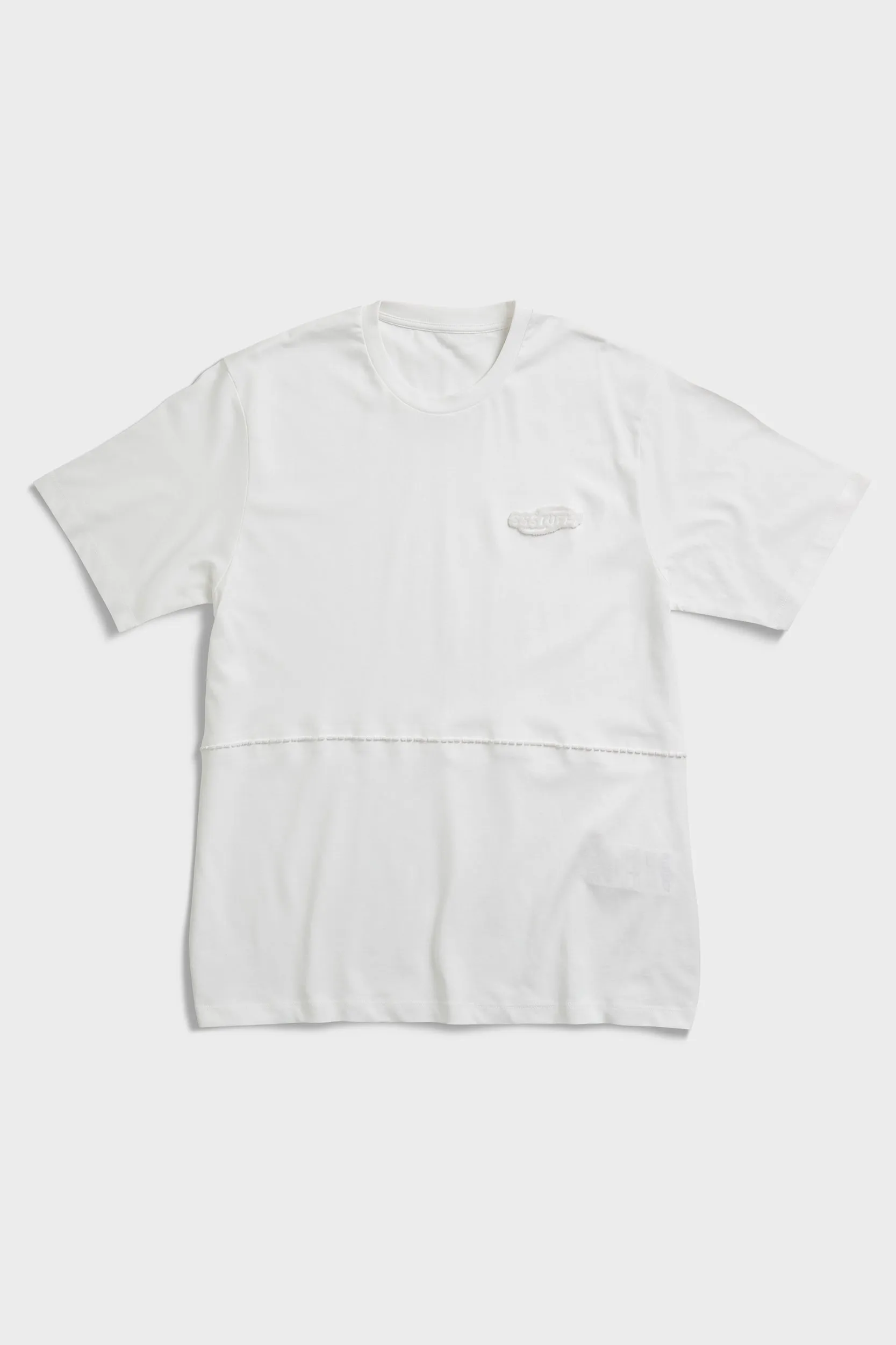 Non Irritating Collar FUWARI Embroidery Tee