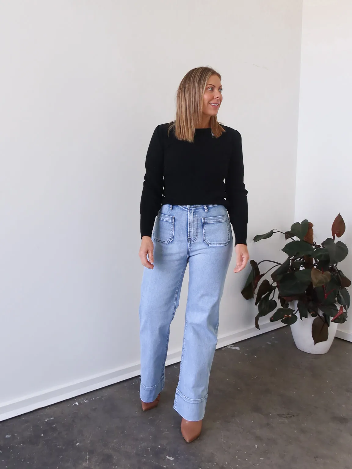 Stretch Comfort Bentley Jeans - Light Blue