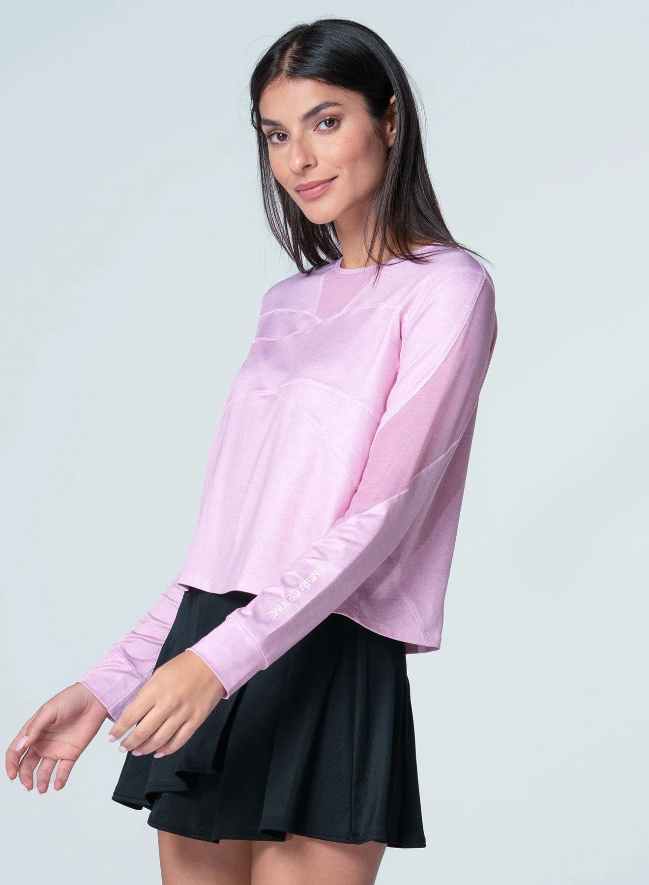 Embrace Time Long Sleeve Oversized Cut Sustainable Production Process