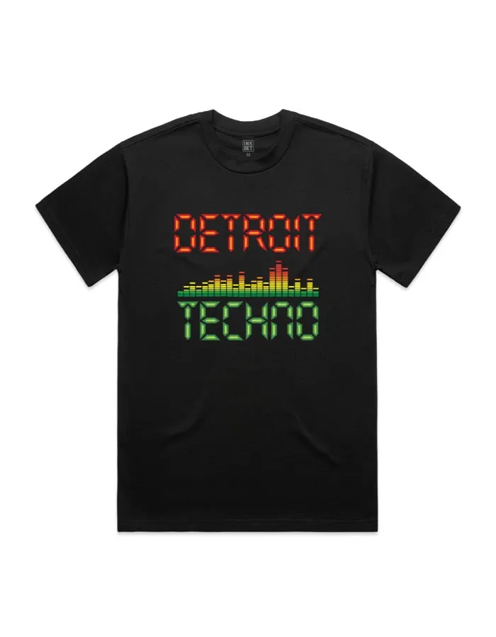 Ink Detroit Techno T-Shirt - Black Layering Comfort Wear