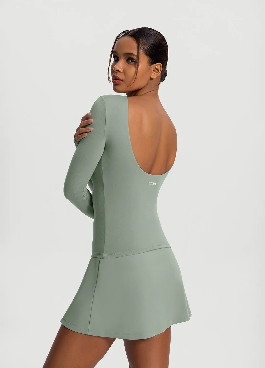 Open-Back Long Sleeve Top Kids clothing Smart Layering