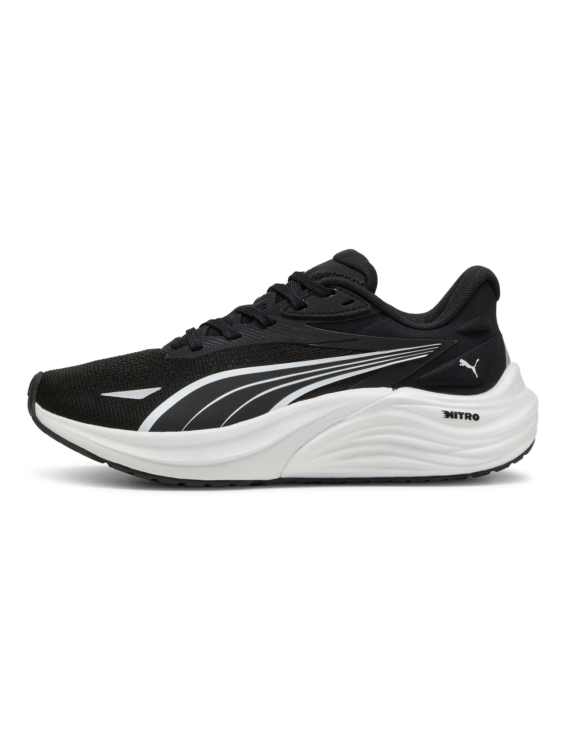 Electrify NITRO 4 Running Shoes - Black/White comfortable wearing experience shoes