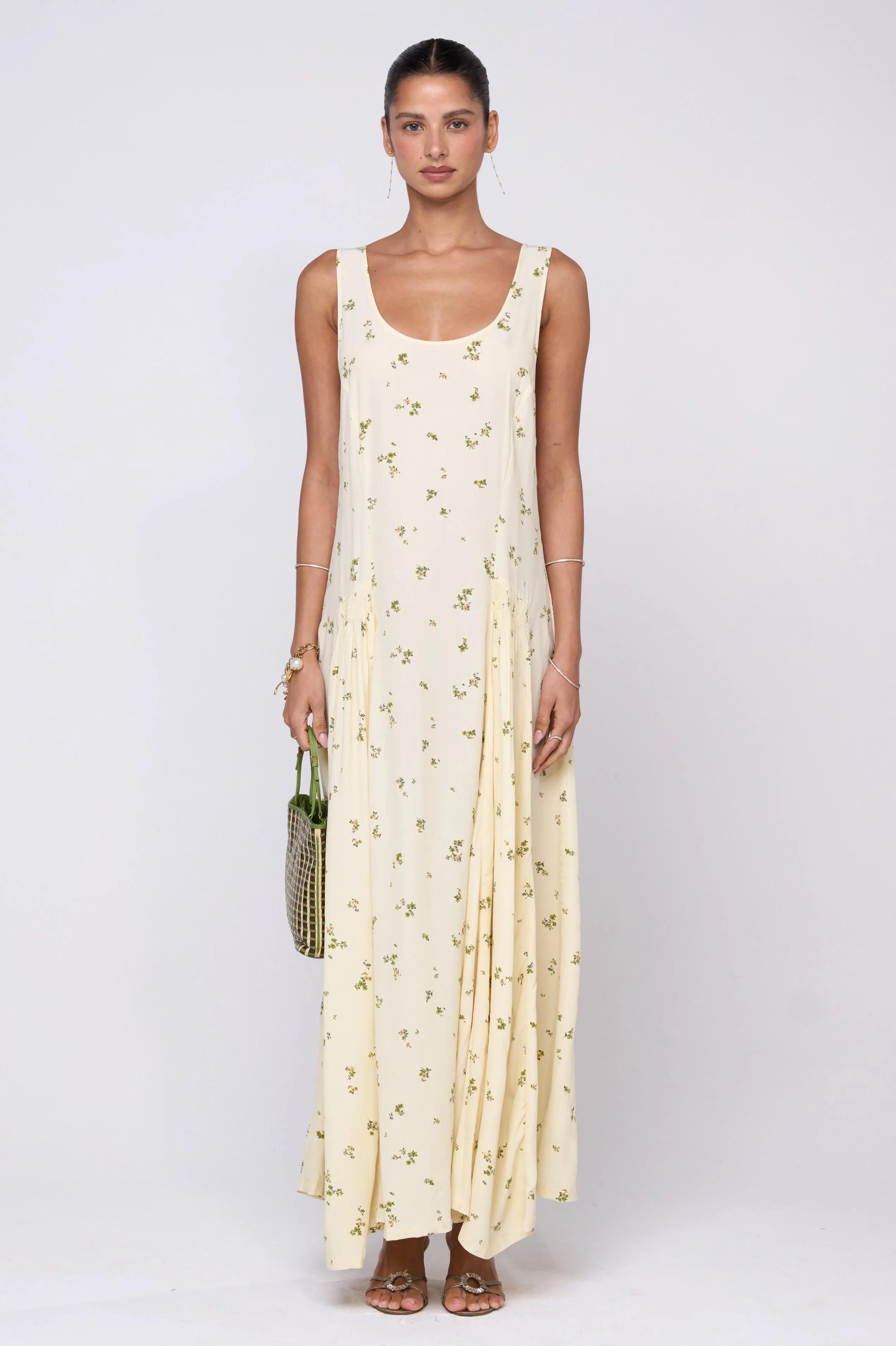 Colette Dress in Beurre Dreamy Presence