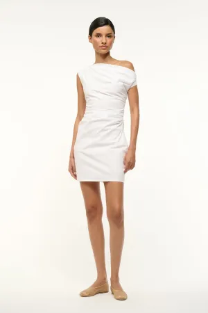 sweet moment Wedding guest MINI PHARE DRESS | WHITE