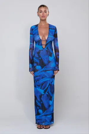 boho vibe Esme Dress in Lagoon