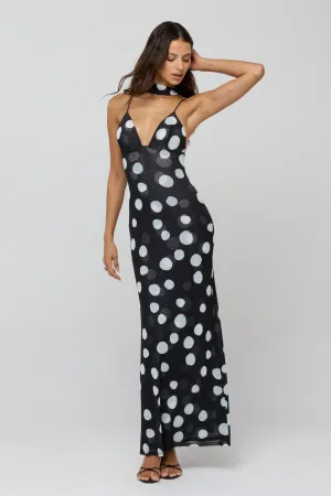 Ankle-length Button-Cuff Madeline Dress in Vogue