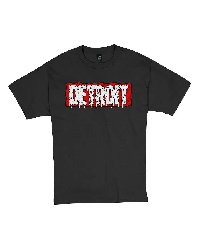 Ink Detroit - MARVELous DETROIT DRIP - T-Shirt - Black Everyday Look Wear Lightweight Shirt