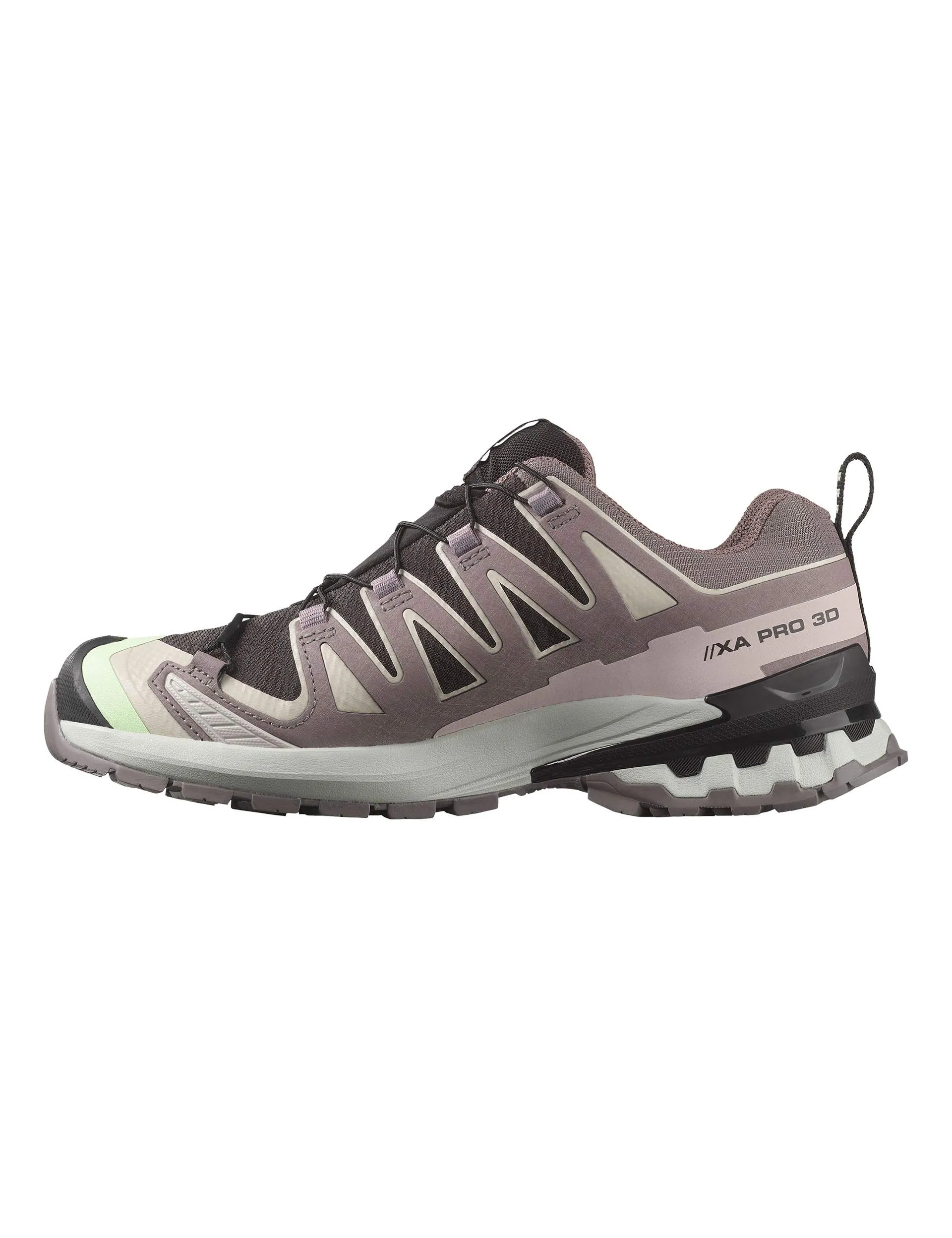 advanced shoes high - performance running option XA Pro 3D V9 Gore-Tex - Black/Patina Green/Grey Violet