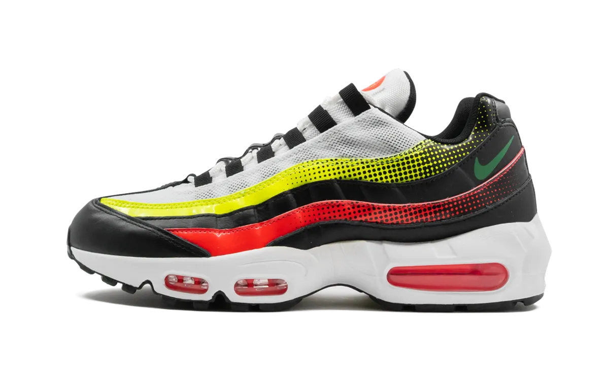 Air Max 95 SE "SOLAR RED" stripe - design shoes Non Slip Heel Grip