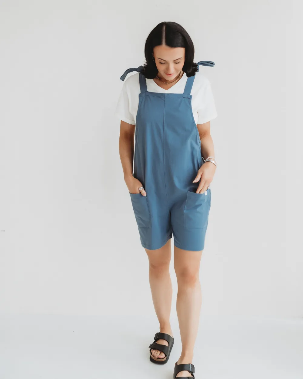 Stylish Scarf Youth Glow Betsy Blue Playsuit