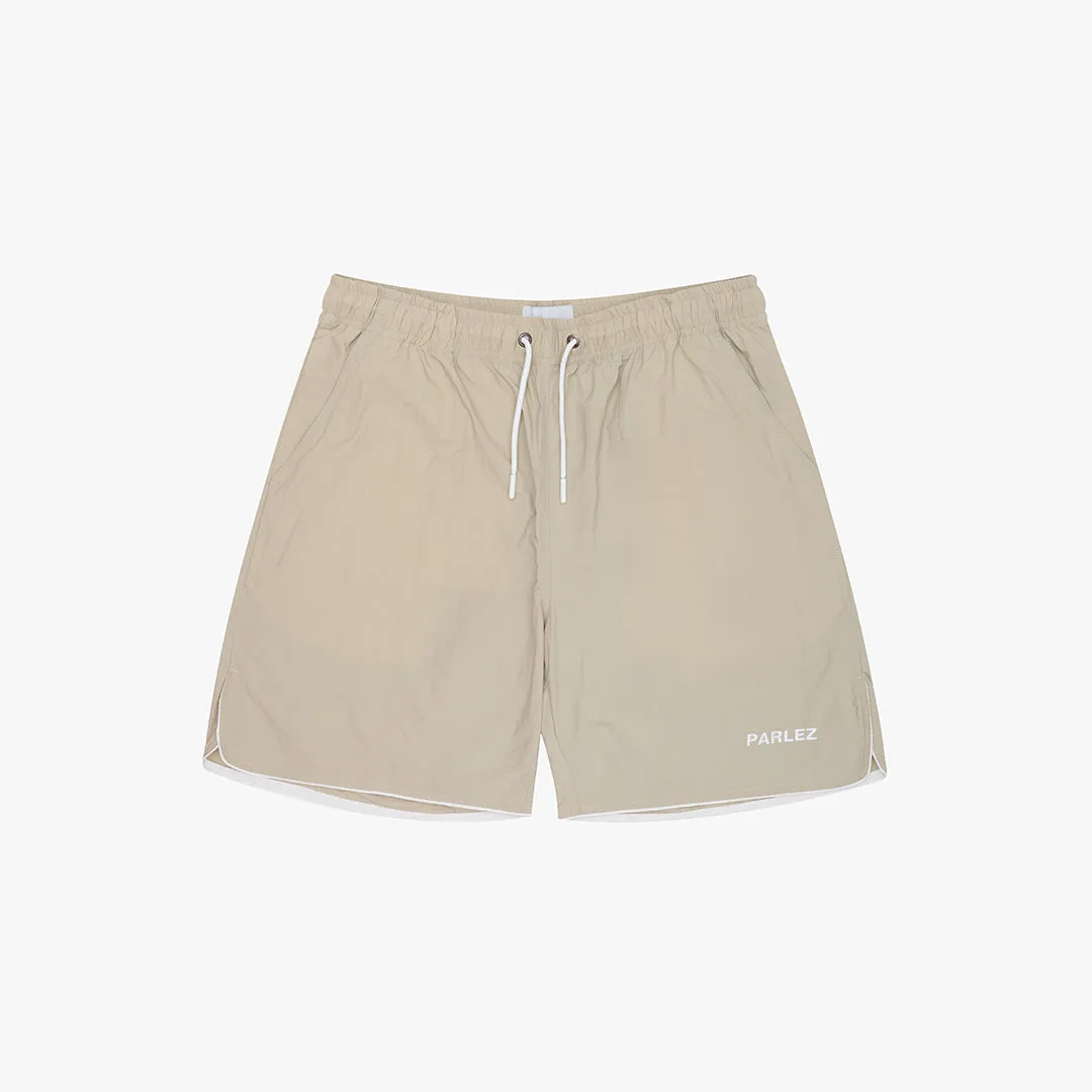 Warm Layers Quick Release Buckle Enigma Shorts Greige