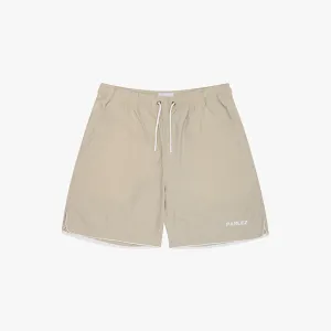 Warm Layers Quick Release Buckle Enigma Shorts Greige