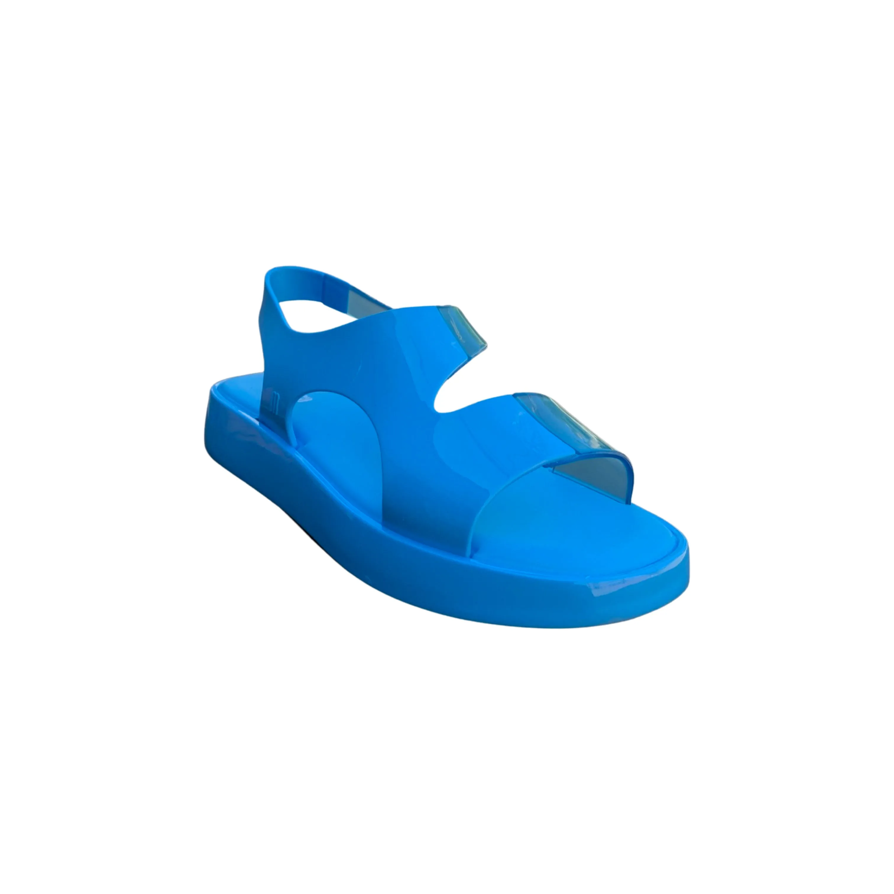 Posture Aligning Footbed Urban Style Fanny Platform Blue