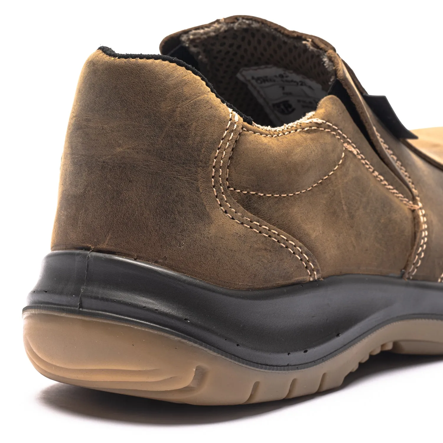 Slim Look Glide Men's Composite Toe Slip On Oxford Safety Shoes 463