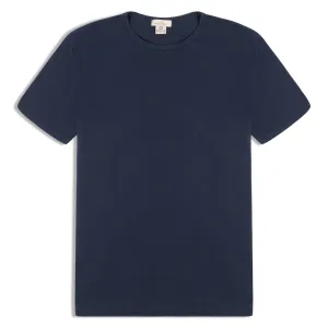 Slim T-Shirt - Navy Flexible Shoulder Seams Retro