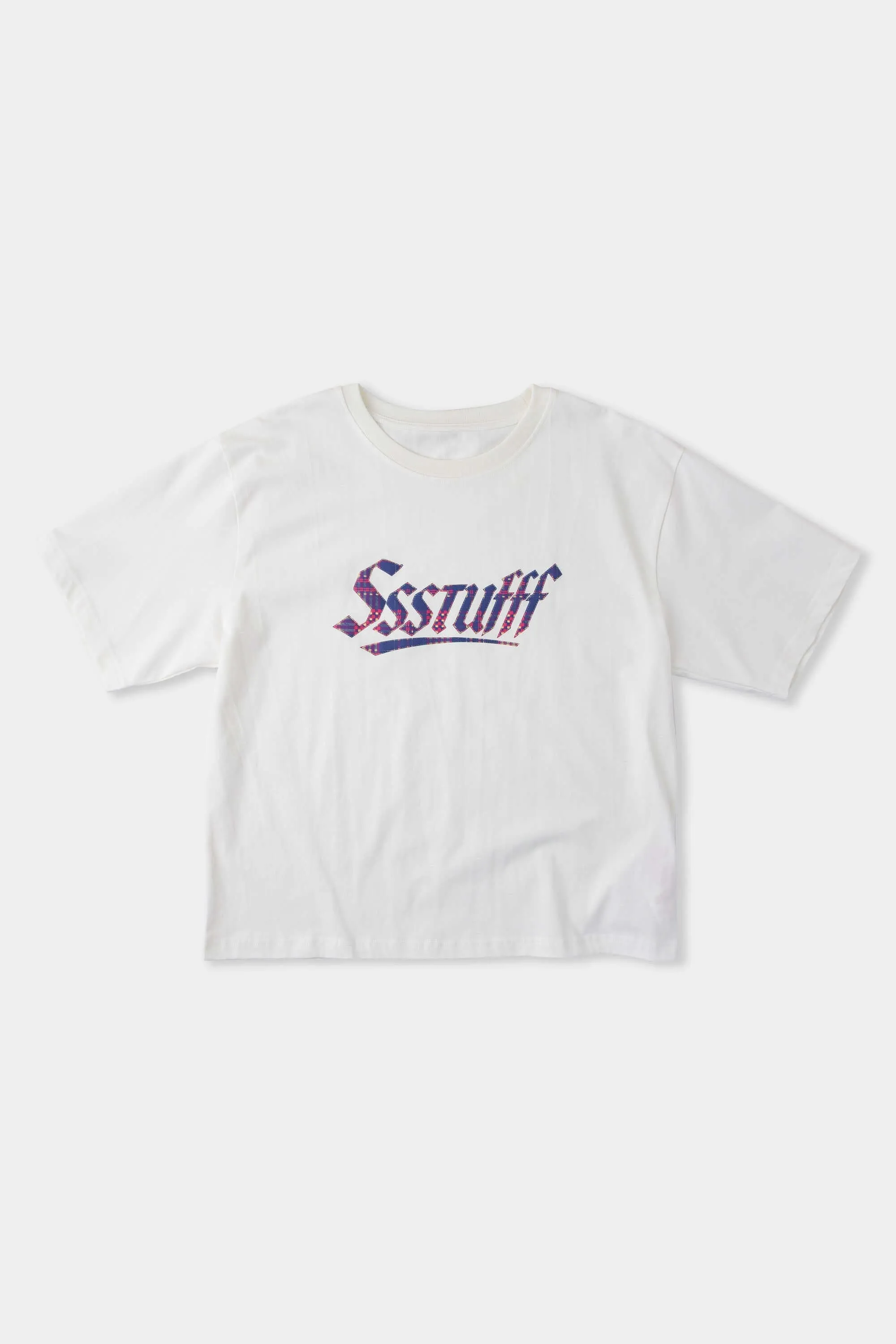 Smart Design Fake Stitching Red Puff Tee