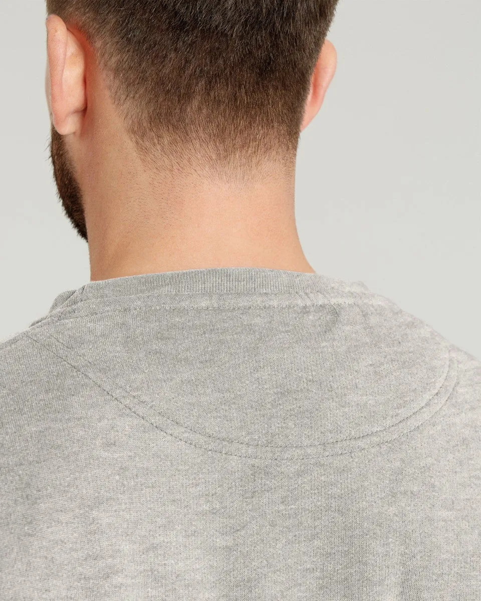 Poplin Spring Wear 50/50 Heavyweight Set In Sweatshirt | BLACK