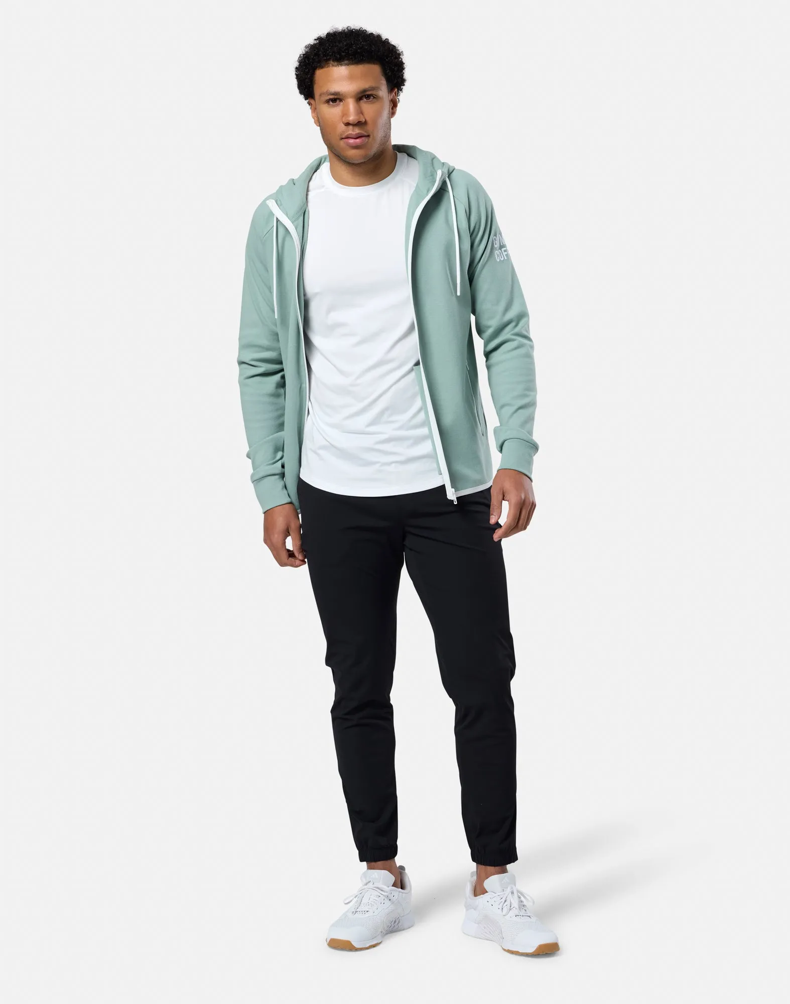 Chill Zip Hoodie in Summer Green Street Layer