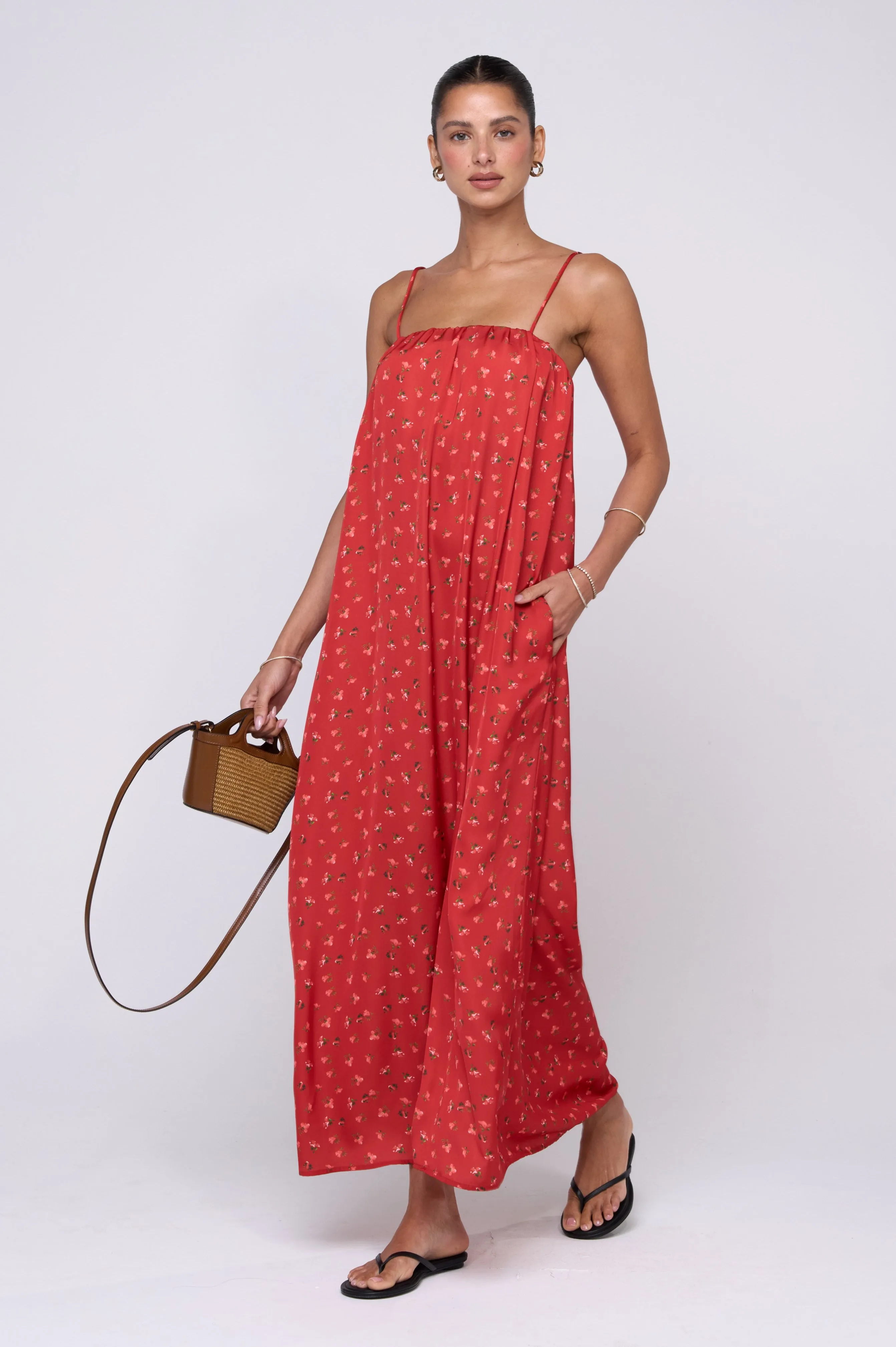 Inner Feel Feminine Charm Faye Dress in Cayenne