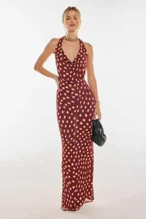 Fiona Dress in Spice Comfortable fit